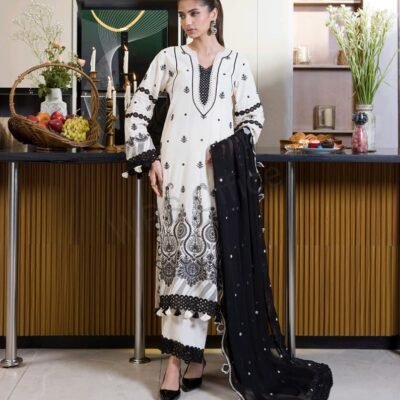zellbury chikankari lawn 1